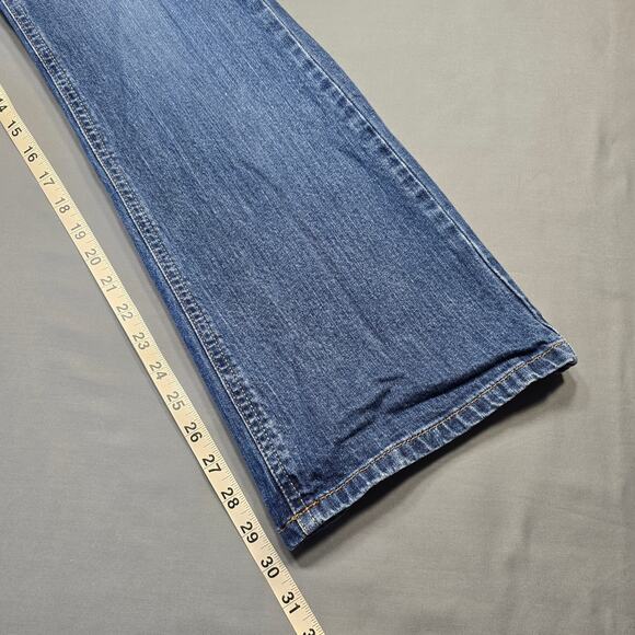 Tommy Hilfiger Blue Jeans Stretch Classic Bootcut Stonewash Denim Women 10 Short - Picture 9 of 11